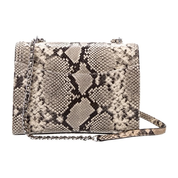 Tory Burch | Bags | Tory Burch Fleming Snake Print Crossbody Bag Small ...